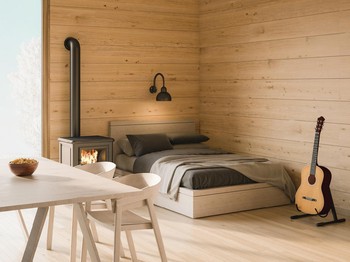 Detail Desain Kamar Tidur Dinding Kayu Nomer 27