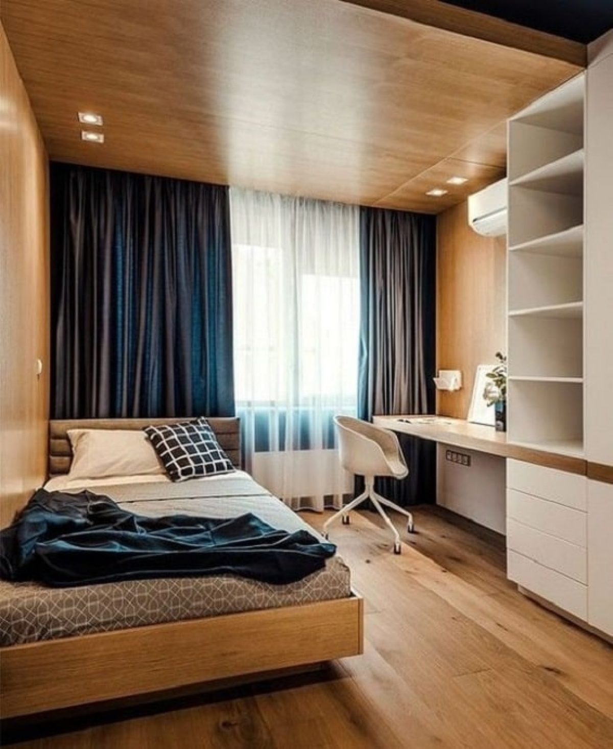 Detail Desain Kamar Tidur Dinding Kayu Nomer 37