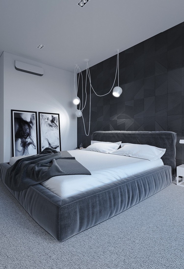 Detail Desain Kamar Tidur Hitam Nomer 10