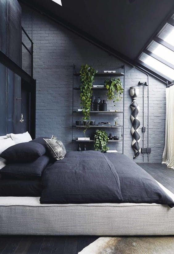 Detail Desain Kamar Tidur Industrial Nomer 43