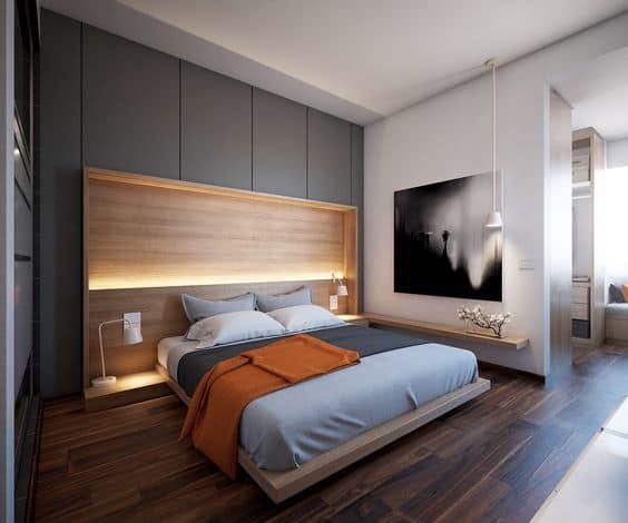 Detail Desain Kamar Tidur Lantai Kayu Nomer 2