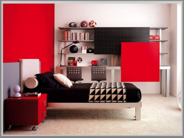 Detail Desain Kamar Tidur Merah Nomer 17