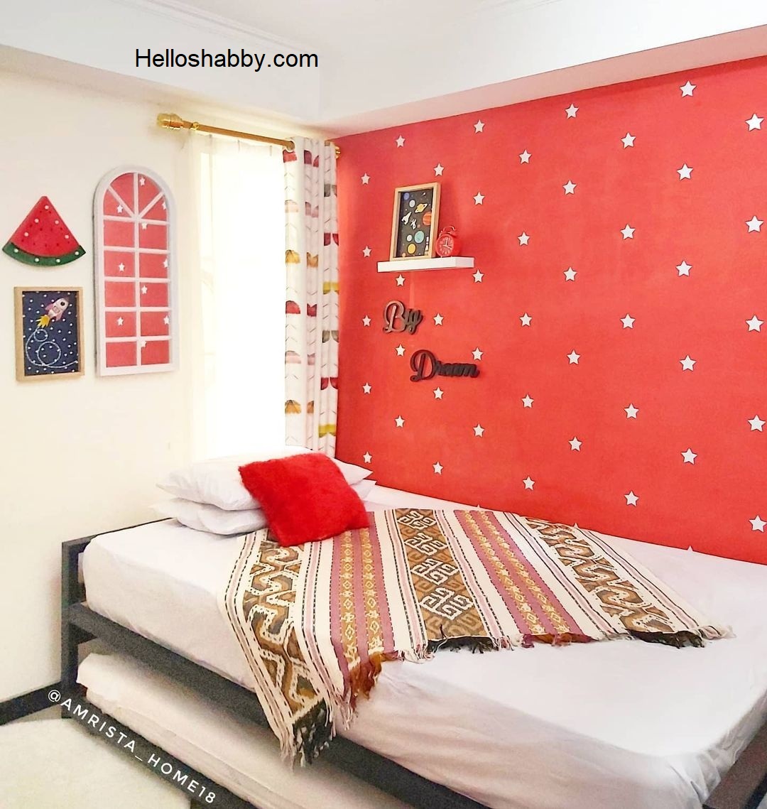 Detail Desain Kamar Tidur Merah Nomer 25