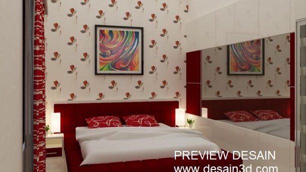 Detail Desain Kamar Tidur Merah Nomer 52