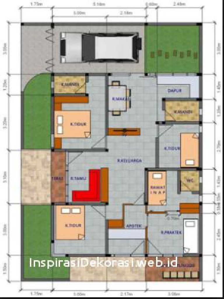 Detail Desain Kamar Tidur Minimalis Type 36 Nomer 33