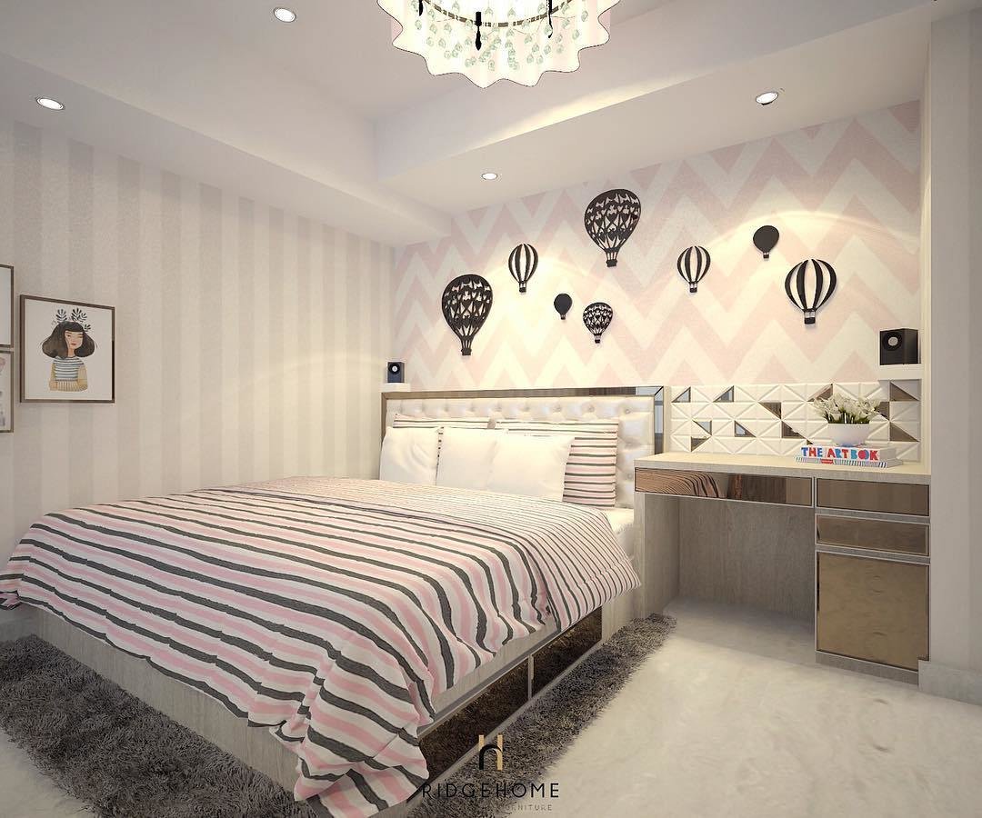 Detail Desain Kamar Tidur Pakai Wallpaper Nomer 34