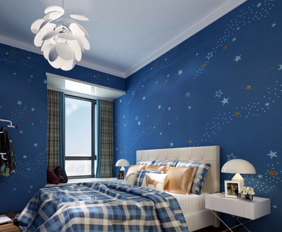 Detail Desain Kamar Tidur Pakai Wallpaper Nomer 39