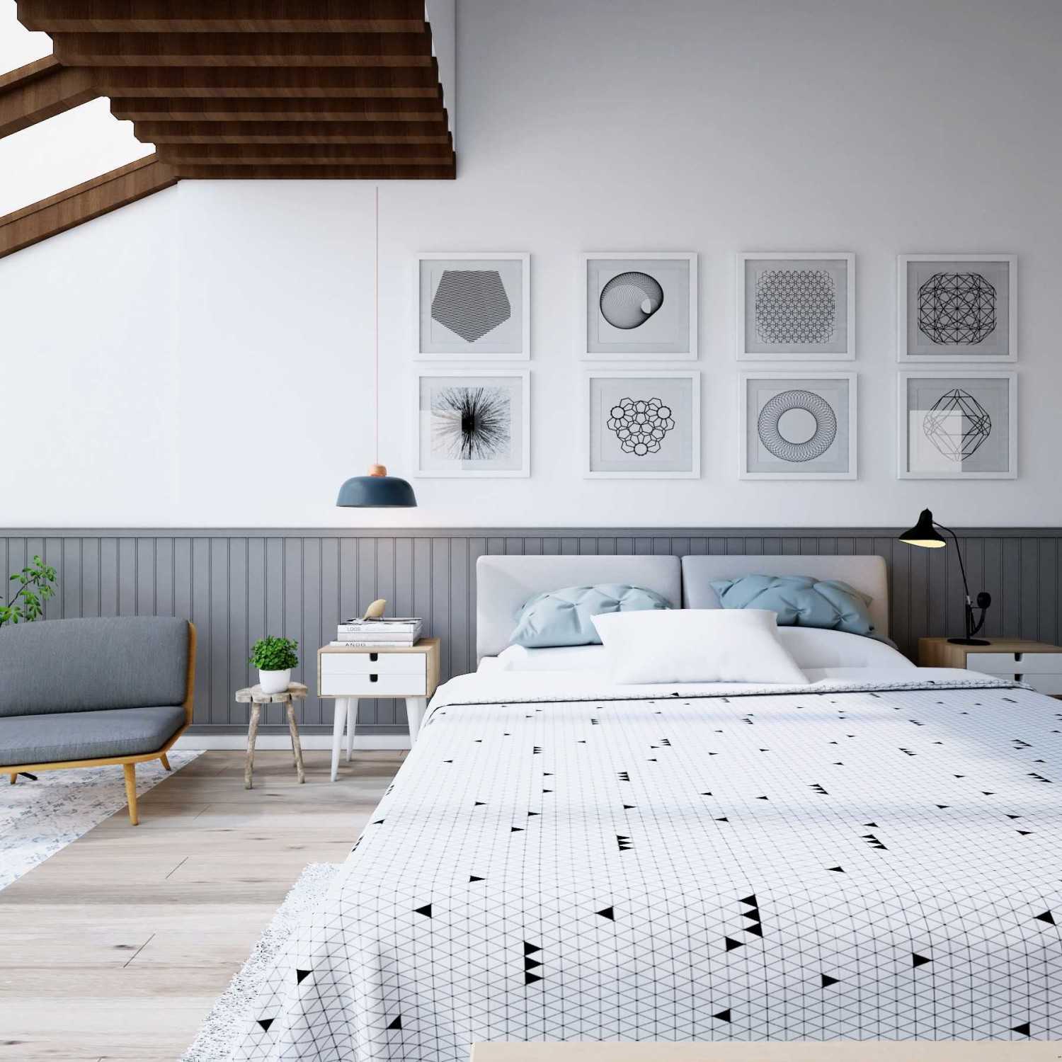 Detail Desain Kamar Tidur Scandinavian Nomer 47