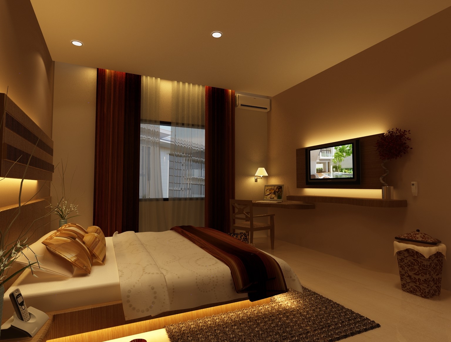 Detail Desain Kamar Tidur Seperti Hotel Nomer 20