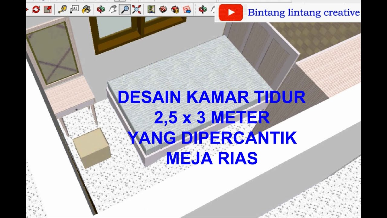 Detail Desain Kamar Tidur Ukuran 2 5x3 Nomer 12