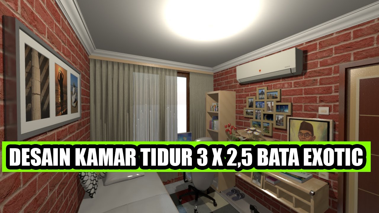 Detail Desain Kamar Tidur Ukuran 25 X2 5 Nomer 53