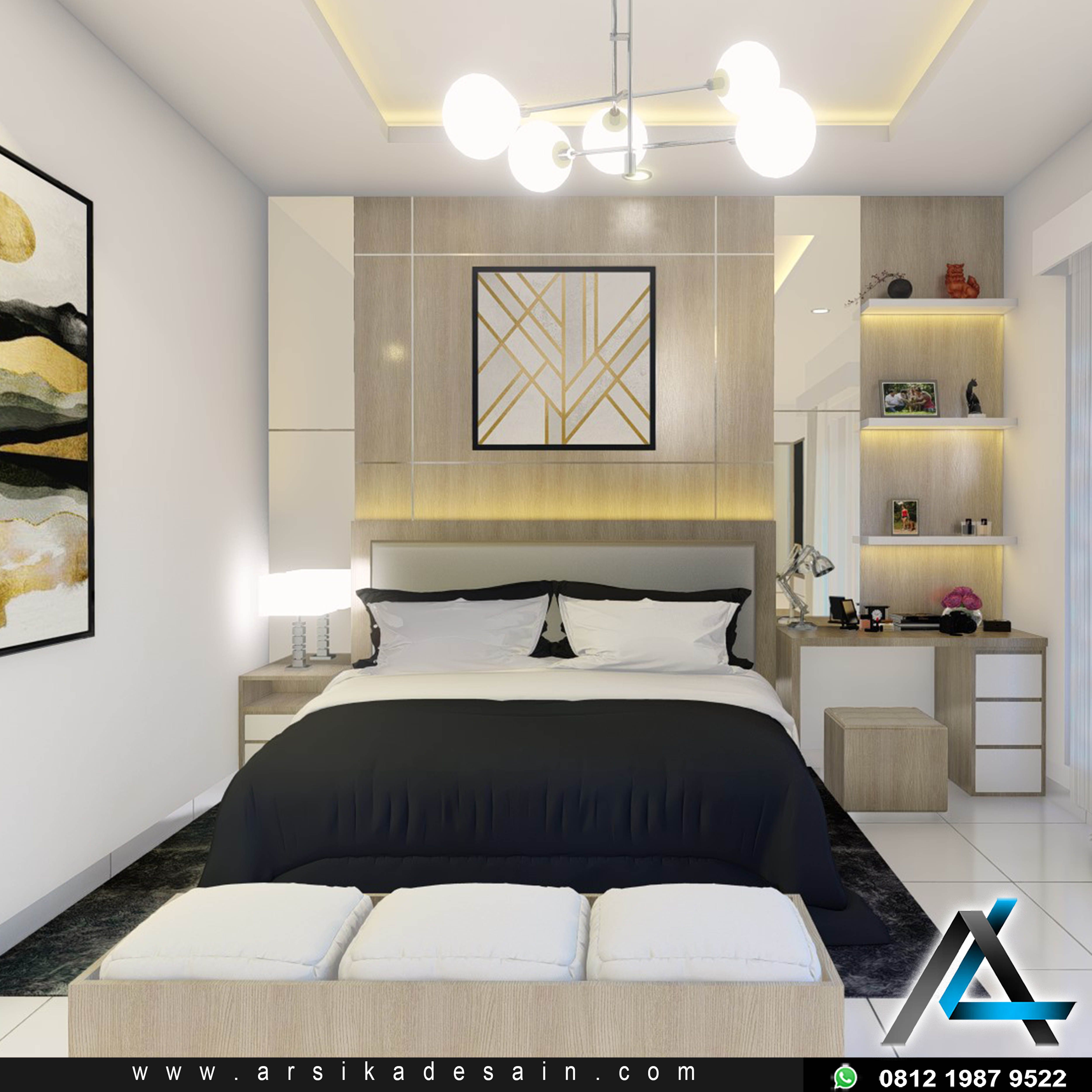 Detail Desain Kamar Tidur Utama Minimalis Nomer 24