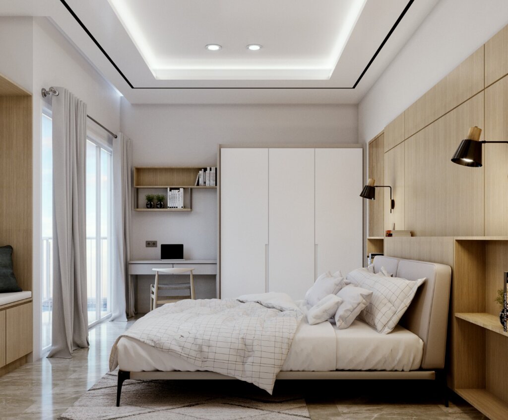 Detail Desain Kamar Tidur Utama Romantis Nomer 6