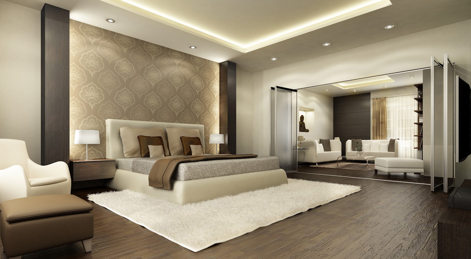 Detail Desain Kamar Tidur Utama Romantis Nomer 7