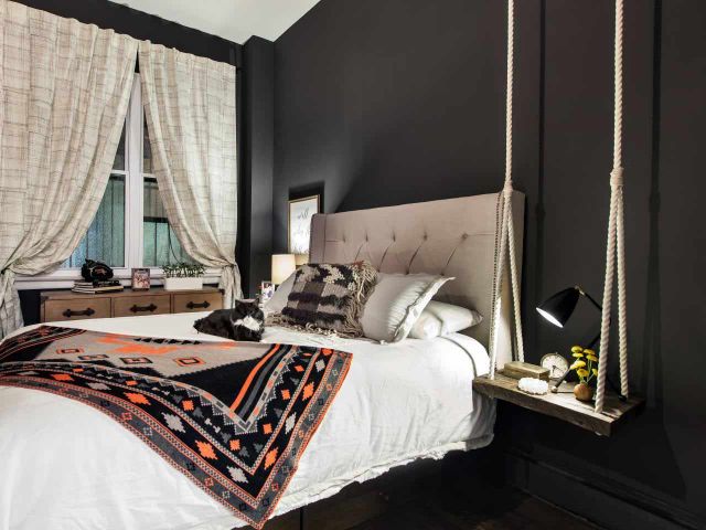 Detail Desain Kamar Tidur Warna Hitam Nomer 33