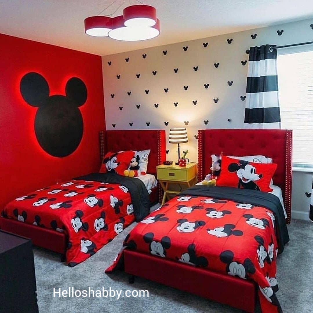 Detail Desain Kamar Tidur Warna Merah Hitam Nomer 31