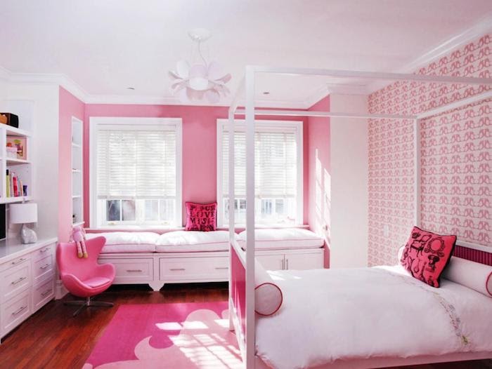 Detail Desain Kamar Tidur Warna Pink Nomer 52