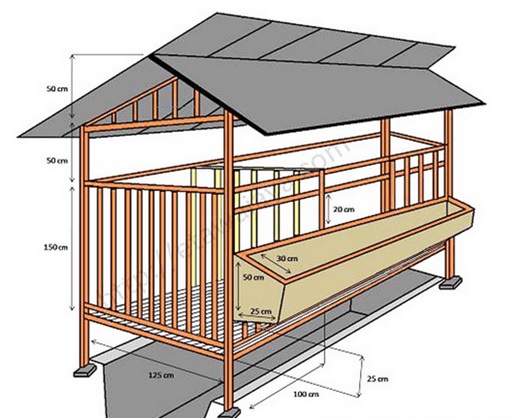 Detail Desain Kandang Kambing Nomer 45