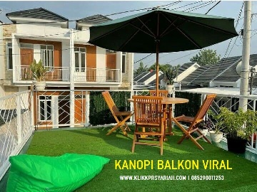 Detail Desain Kanopi Balkon Nomer 47