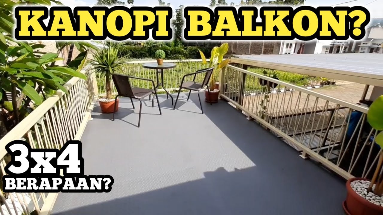 Detail Desain Kanopi Balkon Nomer 7