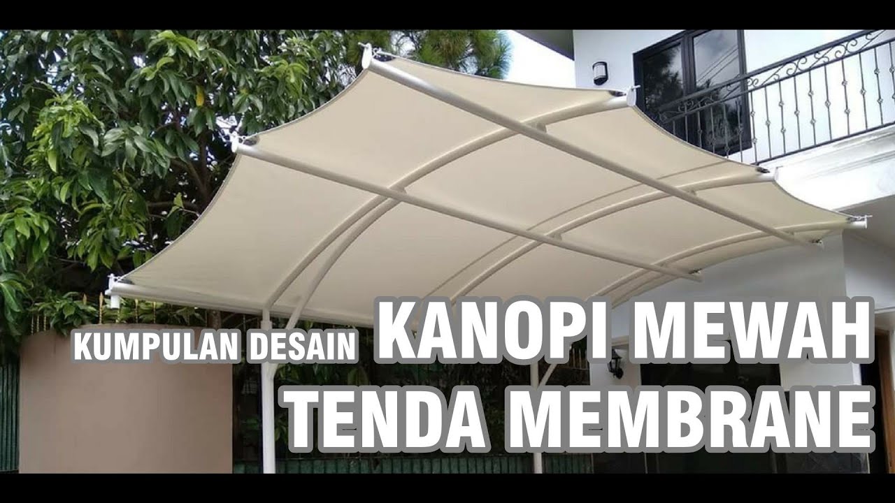 Detail Desain Kanopi Membran Nomer 7