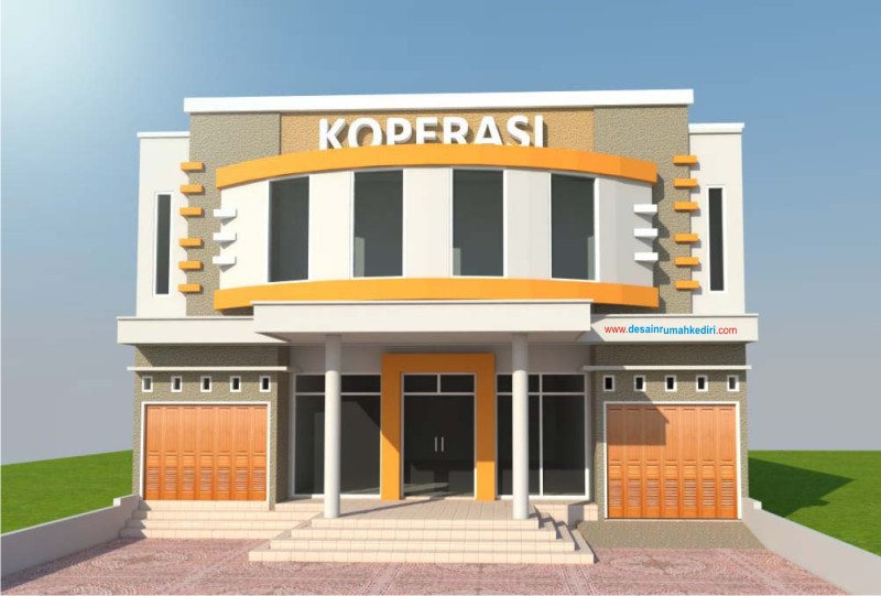 Detail Desain Kantor Tampak Depan Nomer 35