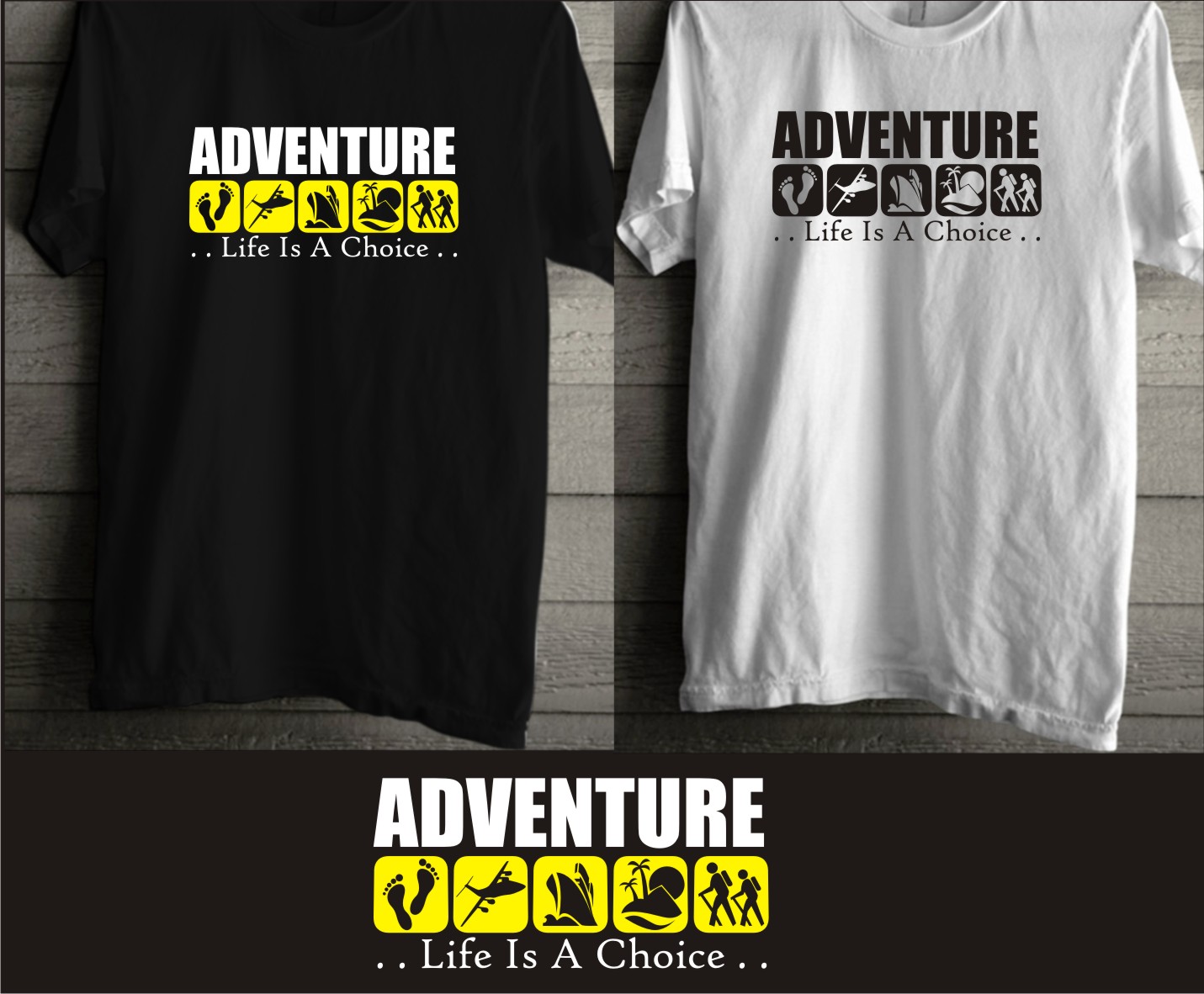 Detail Desain Kaos Adventure Nomer 12