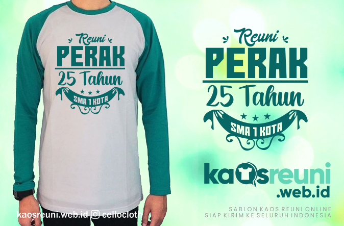 Detail Desain Kaos Alumni Nomer 25