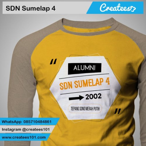 Detail Desain Kaos Alumni Nomer 52