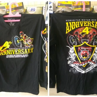 Detail Desain Kaos Anniversary Club Nomer 49