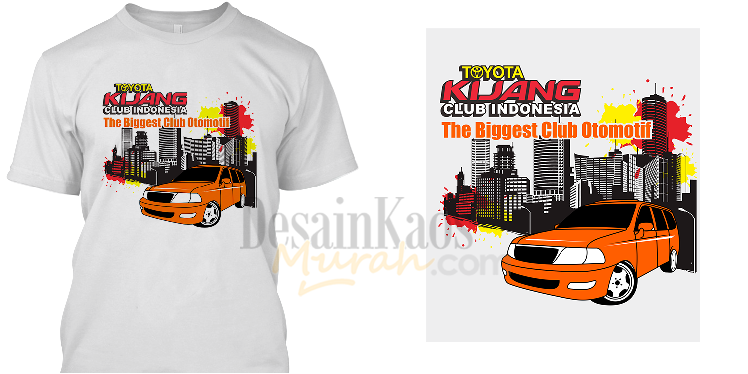 Detail Desain Kaos Anniversary Club Mobil Nomer 20