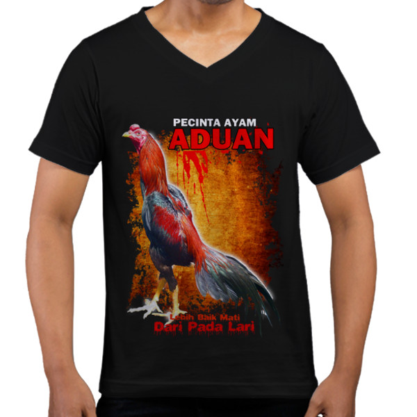 Detail Desain Kaos Ayam Aduan Nomer 17