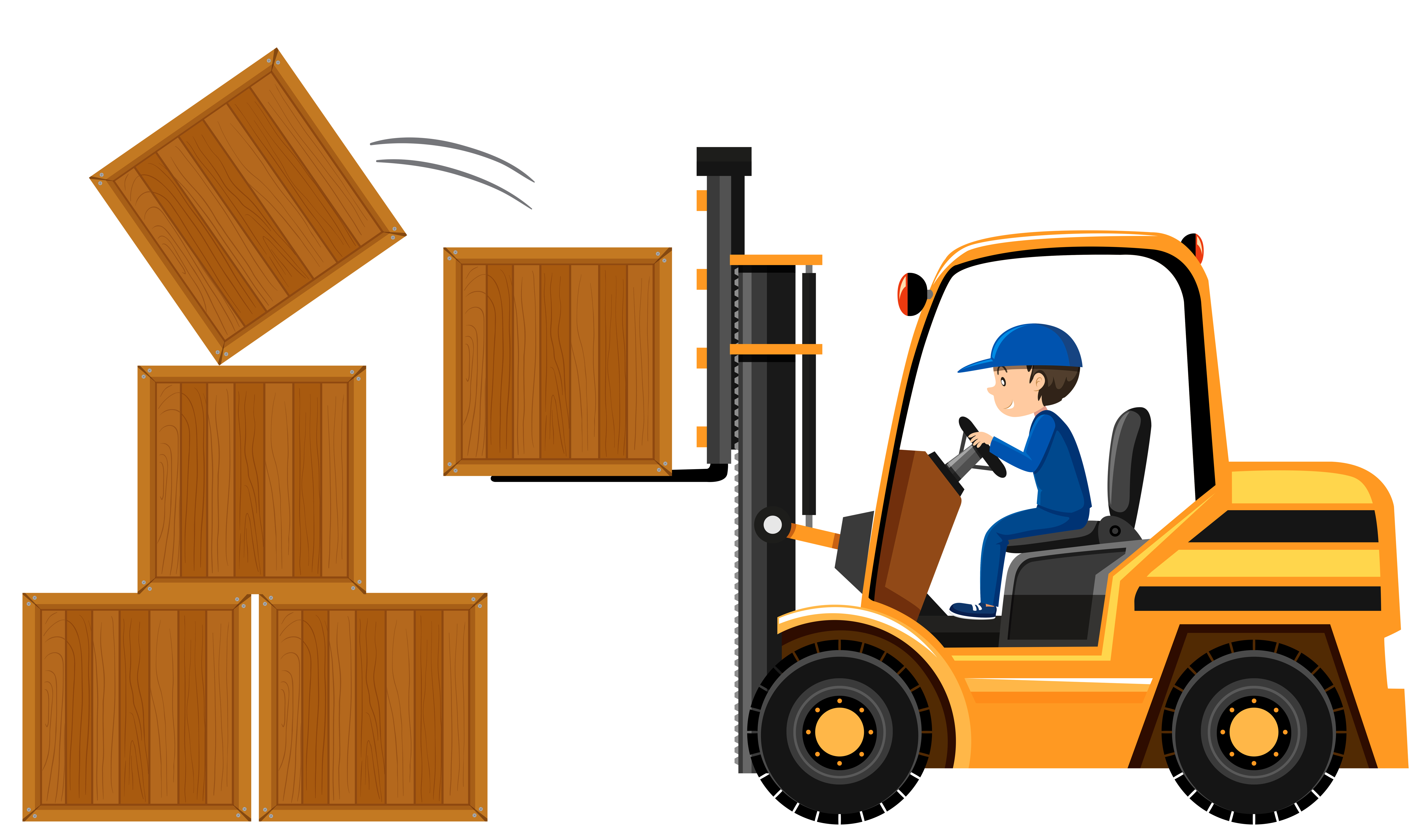 Detail Forklift Vector Nomer 23