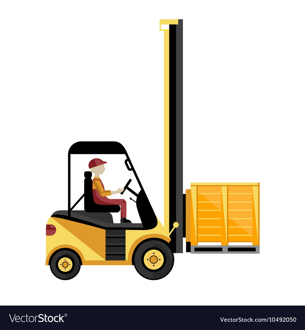 Detail Forklift Vector Nomer 3