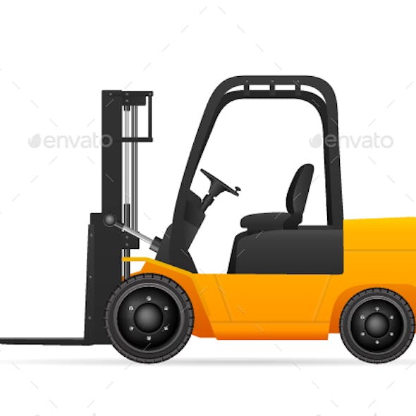 Detail Forklift Vector Nomer 4