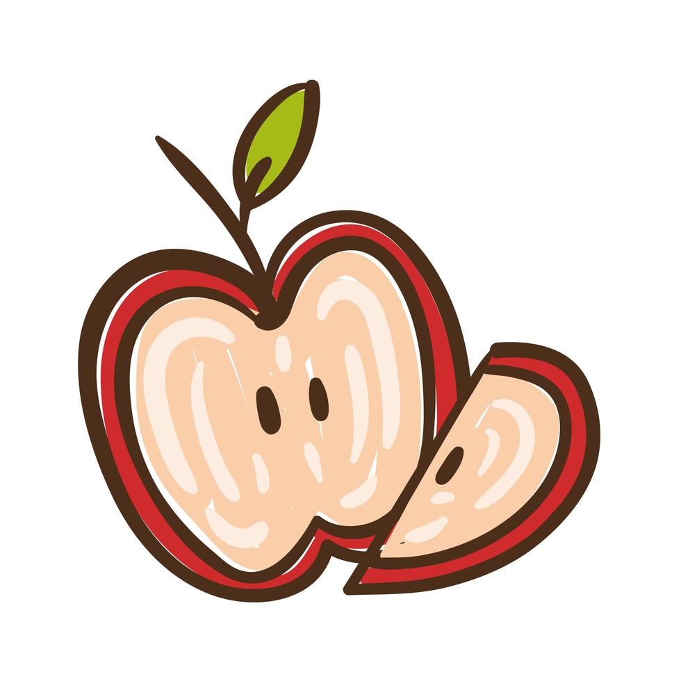 Detail Halber Apfel Nomer 7