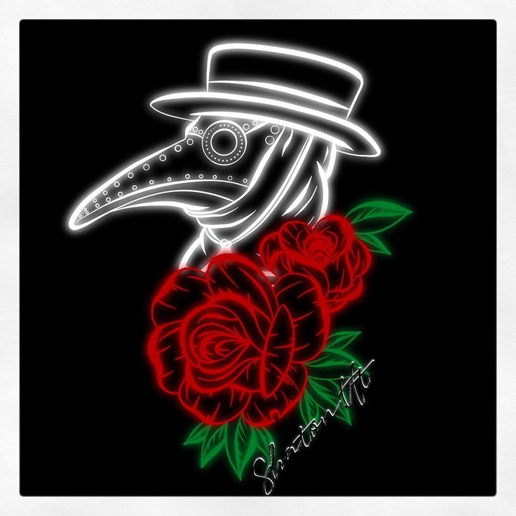 Detail Pestmaske Tattoo Nomer 18