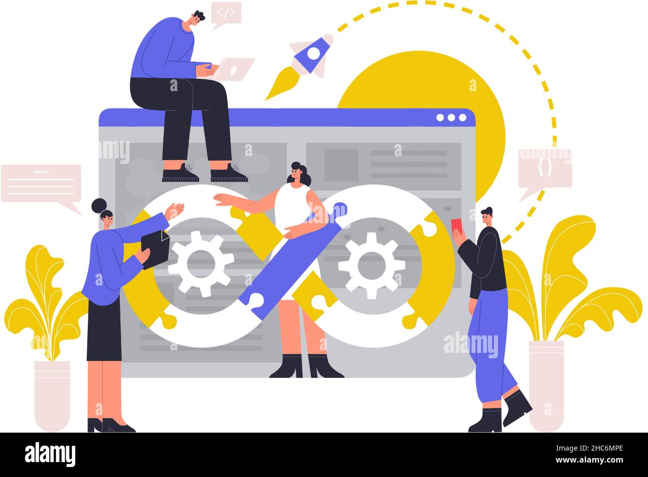 Detail Software Development Vector Nomer 15