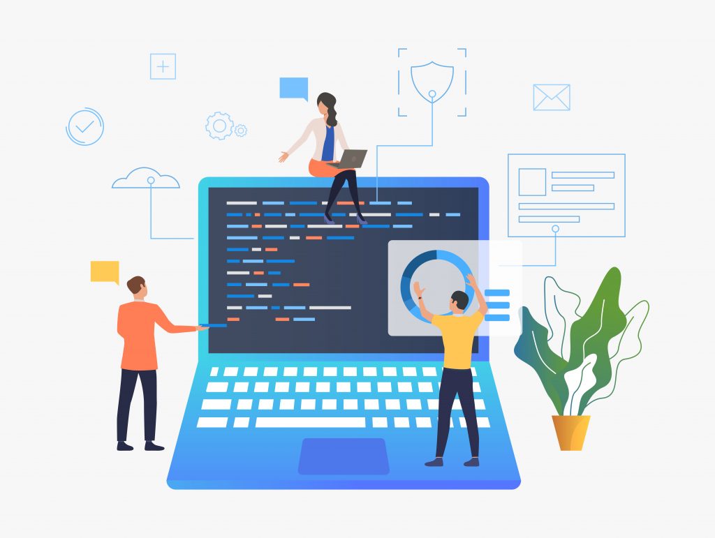 Detail Software Development Vector Nomer 18