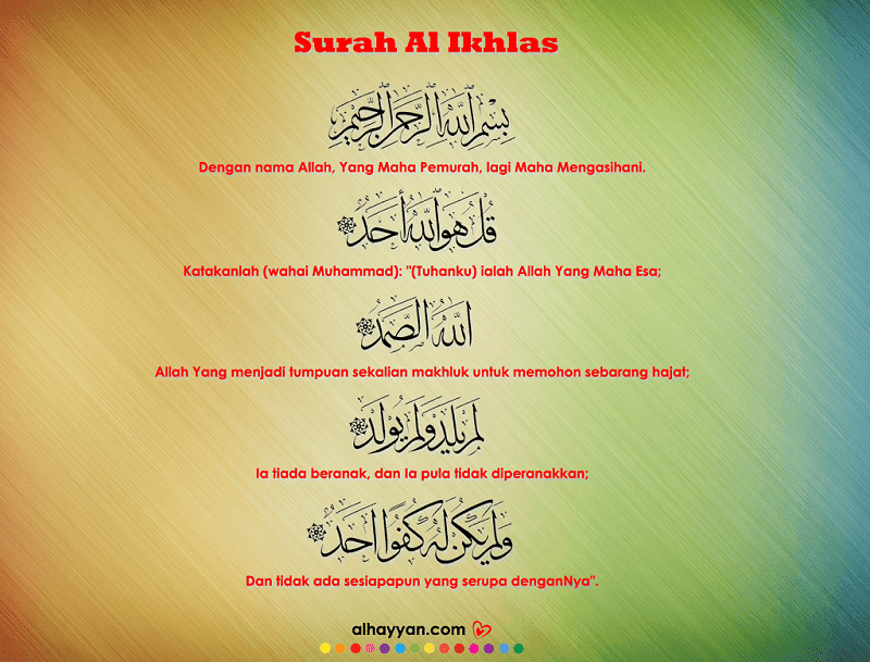 Detail Ikhlas Seperti Surat Al Ikhlas Nomer 28