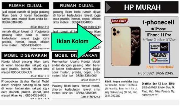 Detail Iklan Kolom Contoh Nomer 22