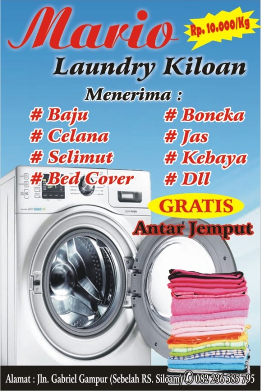 Detail Iklan Laundry Kiloan Nomer 40