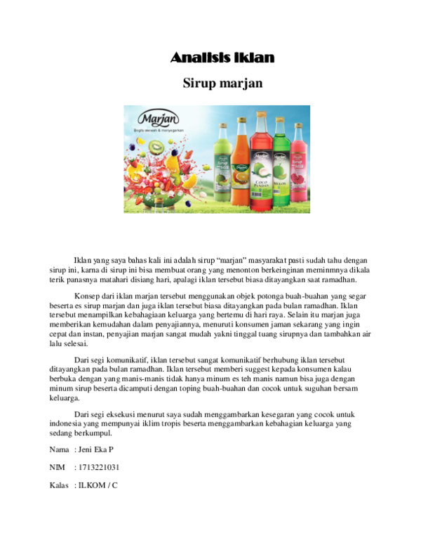 Detail Iklan Sirup Marjan Nomer 25