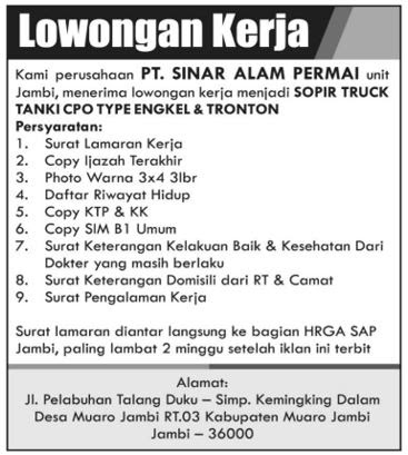 Detail Iklan Surat Lamaran Kerja Nomer 22