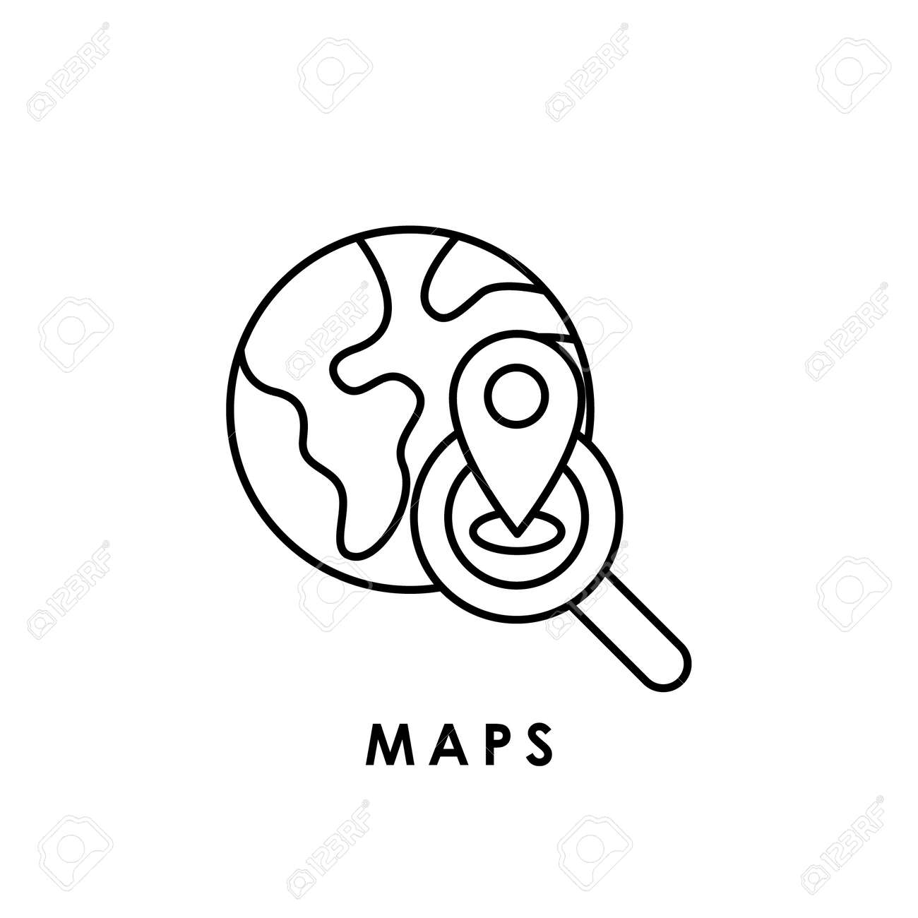 Detail Ikon Maps Nomer 42