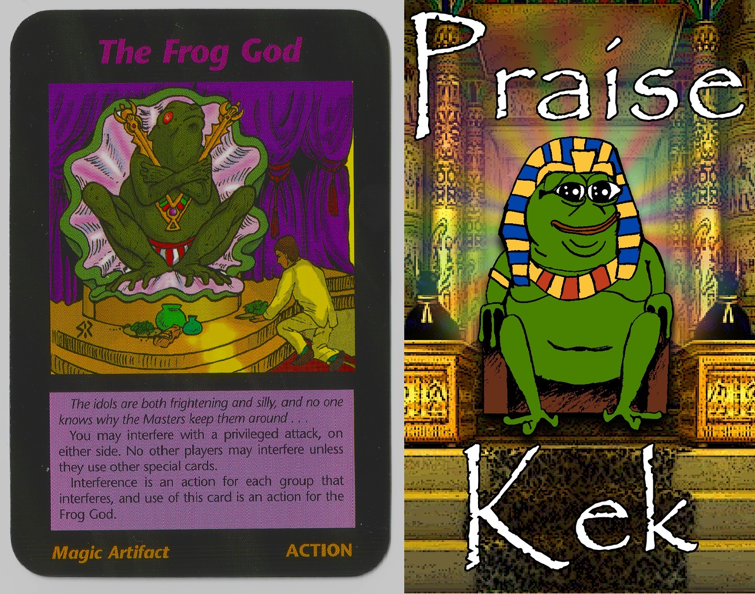 Detail Illuminati Card Game Frog God Nomer 36