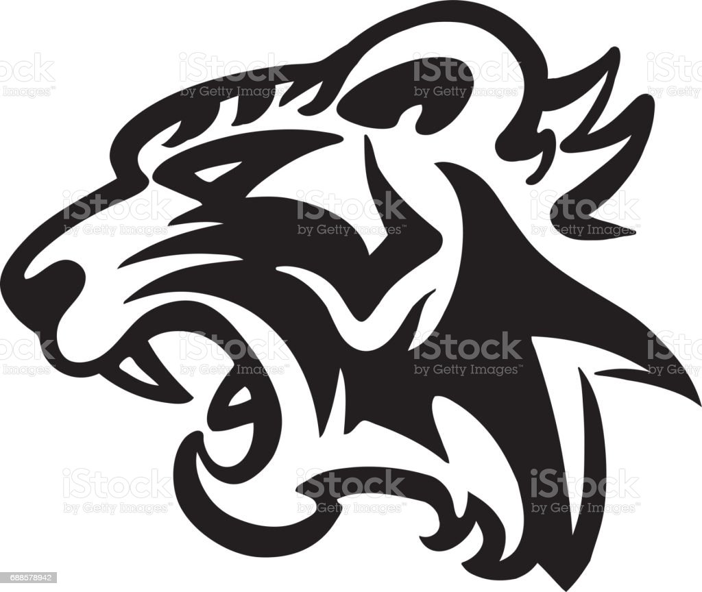 Detail Ilustrasi Gambar Kepala Harimau Nomer 21