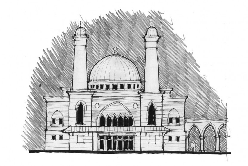 Detail Ilustrasi Gambar Masjid Nomer 27
