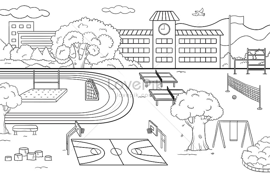 Detail Ilustrasi Gambar Taman Bermain Nomer 52