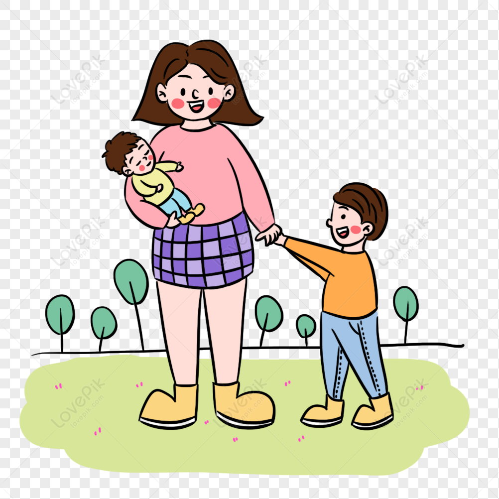 Detail Ilustrasi Ibu Dan Anak Nomer 33